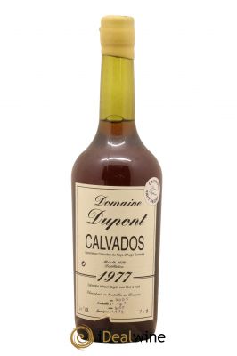 Calvados Du Pays d'Auge Domaine Dupont 1977 - Lot of 1 Bottle