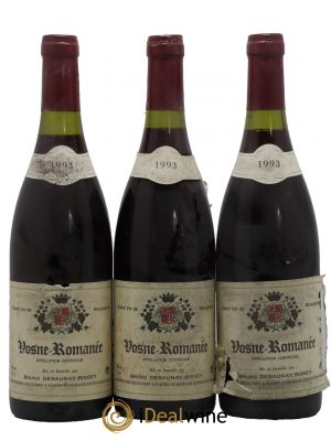 Vosne-Romanée Domaine Desaunay-Bissey 1993 - Lot of 3 Bottles