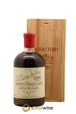 Maury Vin Doux Naturel Vieilli en Fûts de Chêne Tuilé Domaine de la Coume du Roy 50Cl 1955 - Lot de 1 Bottiglia