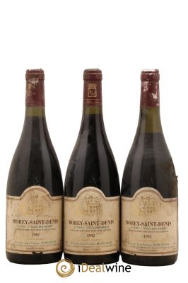 Morey Saint-Denis 1er Cru Clos des Ormes Domaine Jean-Philippe Marchand 1992 - Lot of 3 Bottles