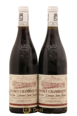Gevrey-Chambertin 1er Cru Lavaux Saint Jacques Domaine Jean-Philippe Marchand 1995 - Lot of 2 Bottles