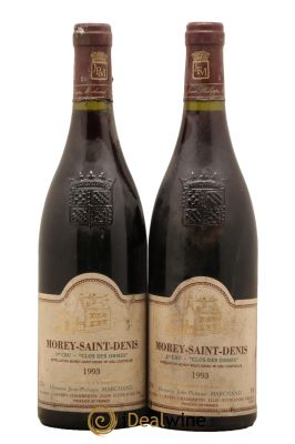 Morey Saint-Denis 1er Cru Clos des Ormes Domaine Jean-Philippe Marchand 1993 - Lot of 2 Bottles