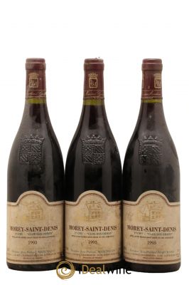 Morey Saint-Denis 1er Cru Clos des Ormes Domaine Jean-Philippe Marchand 1993 - Lot of 3 Bottles