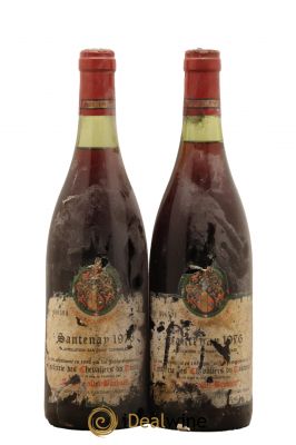 Santenay Domaine Bardelot Brabant 1976 - Lot of 2 Bottles