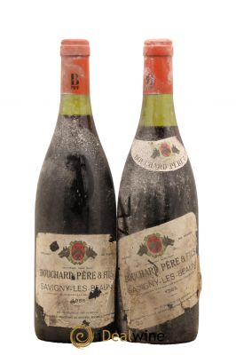 Savigny-lès-Beaune Bouchard Père & Fils 1986 - Lot de 2 Bottles