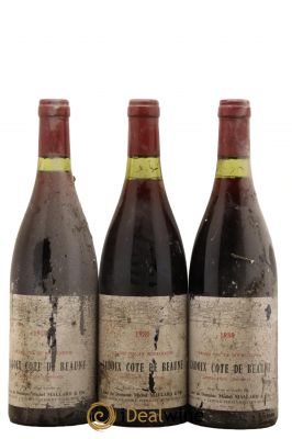 Ladoix Côte de Beaune Domaine Moillard 1980 - Lot of 3 Bottles