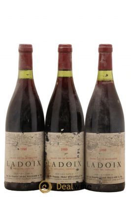 Ladoix Domaine Moillard 1980 - Lotto di 3 Bottiglie
