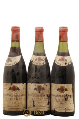 Santenay Bouchard Père & Fils  1983 - Lot of 3 Bottles