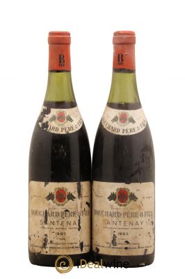 Santenay Bouchard Père & Fils  1983 - Lot of 2 Bottles