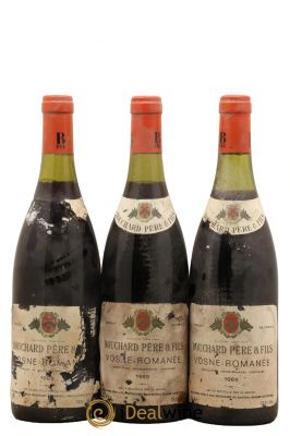 Vosne-Romanée Bouchard Père & Fils  1985 - Lotto di 3 Bottiglie