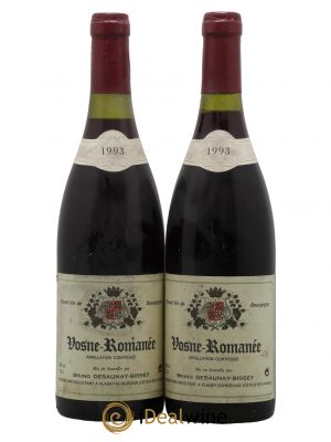 Vosne-Romanée Domaine Desaunay Bissey 1993 - Lot de 2 Bottles
