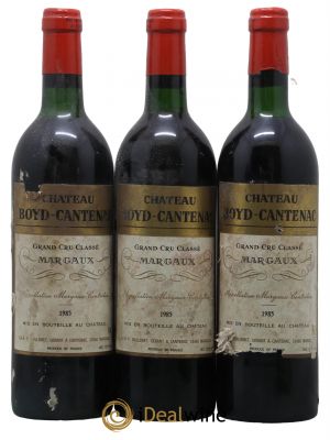 Château Boyd Cantenac 3ème Grand Cru Classé  1985 - Lot of 3 Bottles