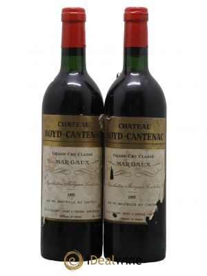 Château Boyd Cantenac 3ème Grand Cru Classé 1985 - Lot de 2 Bottles
