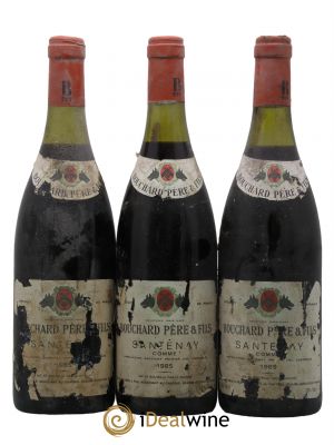 Santenay 1er Cru La Comme Domaine Bouchard 1985 - Lot de 3 Bottles