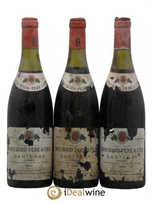 Santenay 1er Cru La Comme Domaine Bouchard 1985 - Lotto di 3 Bottiglie