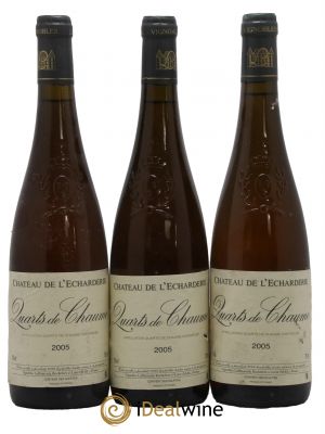 Quarts de Chaume Château de l'Echarderie 2005 - Lotto di 3 Bottiglie