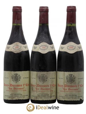 Auxey-Duresses 1er Cru Les Duresses Domaine Creusefond 1999 - Lot of 3 Bottles