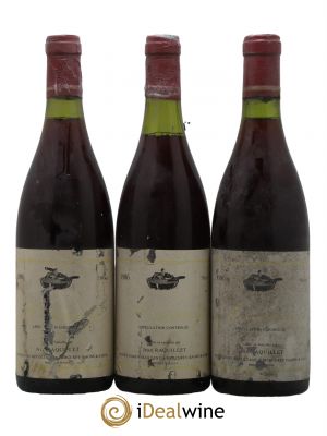 Mercurey Domaine Raquillet 1986 - Lot of 3 Bottles