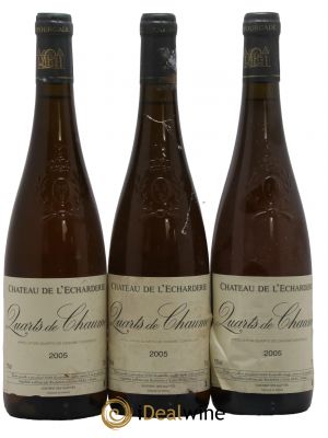 Quarts de Chaume Château de l'Echarderie 2005 - Lot of 3 Bottles