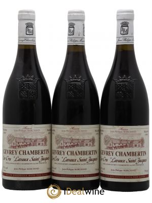 Gevrey-Chambertin 1er Cru Lavaux Saint Jacques Domaine Jean-Philippe Marchand 1995 - Lot de 3 Bottiglie