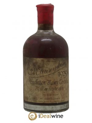 Maury Vin Doux Naturel Maurydoré Vieilli en Futs De Chene Domaine de la Coume du Roy 50cl 1925 - Lotto di 1 Bottiglia