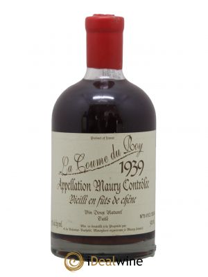 Maury Vin Doux Naturel Vieilli en Fûts de Chêne Domaine de la Coume du Roy 50 CL 1939 - Posten von 1 Flasche