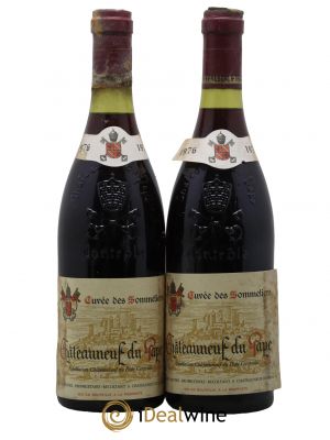 Châteauneuf-du-Pape Cuvée des Sommeliers Domaine Jacques Mestre 1976 - Lotto di 2 Bottiglie