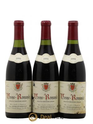 Vosne-Romanée Hudelot-Noëllat 1991 - Lot de 3 Bottles
