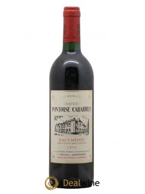 Château Pontoise Cabarrus Cru Bourgeois  1996 - Lot of 1 Bottle