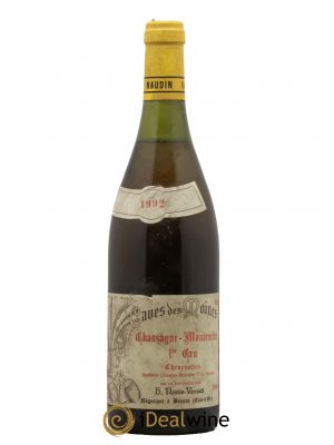 Chassagne-Montrachet 1er Cru Chenevottes Cave Des Moines Naudin Varrault 1992 - Lot de 1 Bottiglia