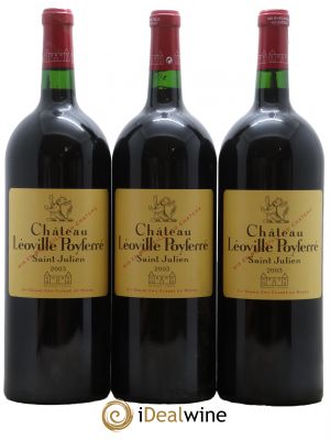 Château Léoville Poyferré 2ème Grand Cru Classé  2003 - Lotto di 3 Magnums