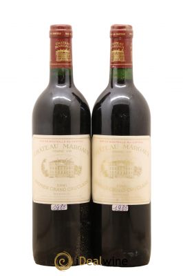 Château Margaux 1er Grand Cru Classé 1986 - Lot de 2 Bottles