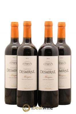 Château Desmirail 3ème Grand Cru Classé  2012 - Lot of 4 Bottles