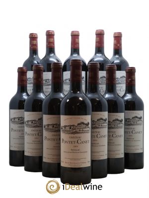 Bottles Château Pontet Canet 5ème Grand Cru Classé 2004 - Lot de 12 Bottles