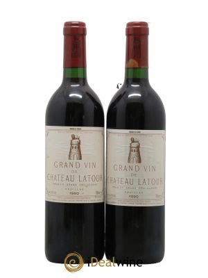 Château Latour 1er Grand Cru Classé 1990 - Lot de 2 Bottles