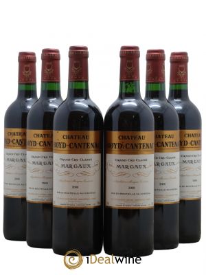 Château Boyd Cantenac 3ème Grand Cru Classé 2008 - Lot de 6 Bottles
