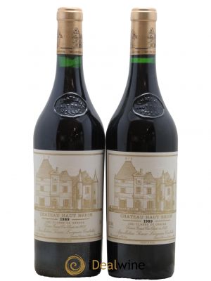 Château Haut Brion 1er Grand Cru Classé 1989 - Lot de 2 Bottles