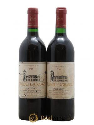 Château Lagrange 3ème Grand Cru Classé 1986 - Lot de 2 Bottles