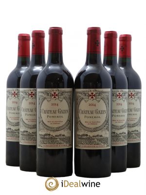 Château Gazin  2014 - Lotto di 6 Bottiglie