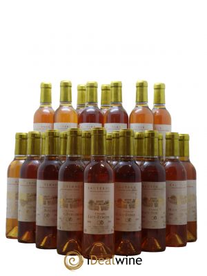 Mezze bottiglie Château Haut-Bergeron 2001 - Lot de 24 Mezze bottiglie