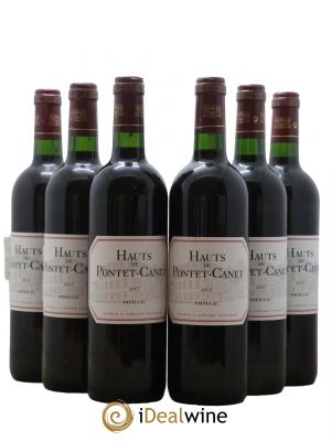 Les Hauts de Pontet-Canet Second Vin  2007 - Lotto di 6 Bottiglie