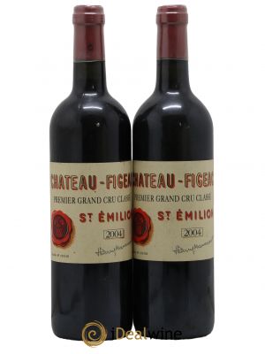 Château Figeac 1er Grand Cru Classé A  2004 - Lotto di 2 Bottiglie
