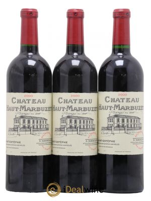 Château Haut Marbuzet 2000 - Lot de 3 Bottiglie