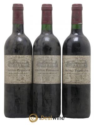 Château Fombrauge Grand Cru Classé 1999 - Lot de 3 Bottles
