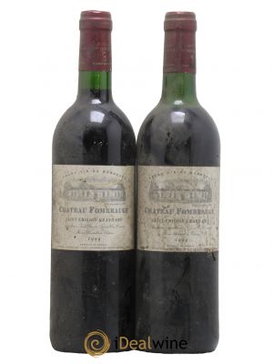 Château Fombrauge Grand Cru Classé 1999 - Lot de 2 Bottiglie