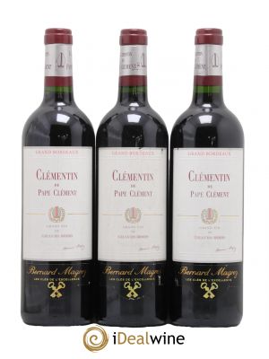 Le Clémentin de Pape Clément Second Vin 2009 - Lot de 3 Bottiglie