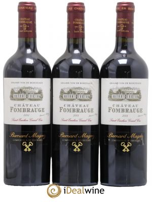 Château Fombrauge Grand Cru Classé 2011 - Lot de 3 Bottles