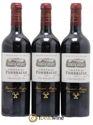 Château Fombrauge Grand Cru Classé 2012 - Lot de 3 Bottles