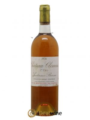 Château Climens 1er Grand Cru Classé 1976 - Lot de 1 Flasche
