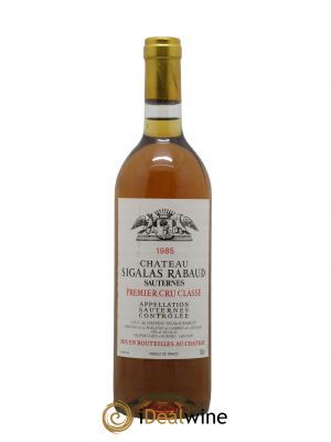 Château Sigalas Rabaud 1er Grand Cru Classé  1985 - Lot of 1 Bottle